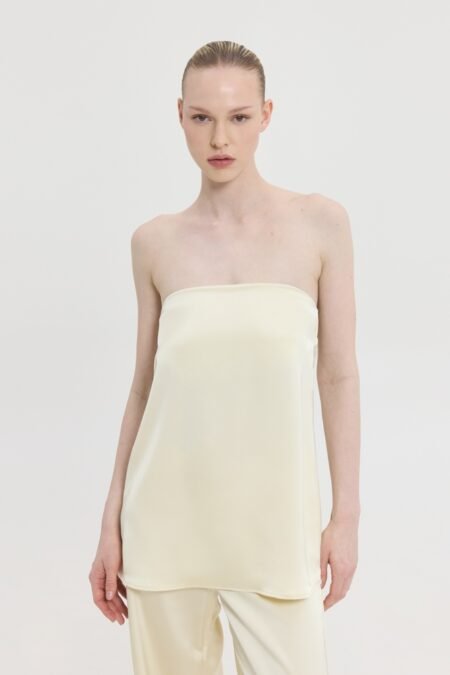 Maira strapless top ocher/Sunsetgo top