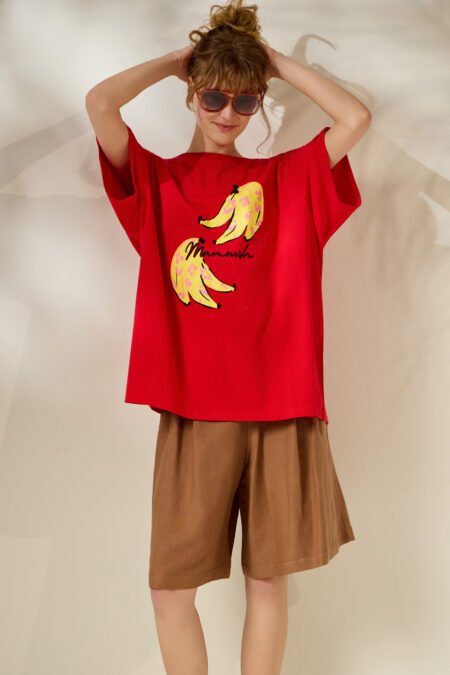 Banana t-shirt (red)/Mamoush μπλούζα