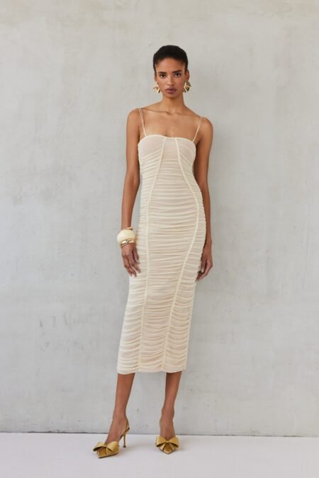 Lilian dress vanilla/mix&match φόρεμα