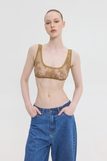 Rosa bralette (brown)/Sunsetgo τοπ