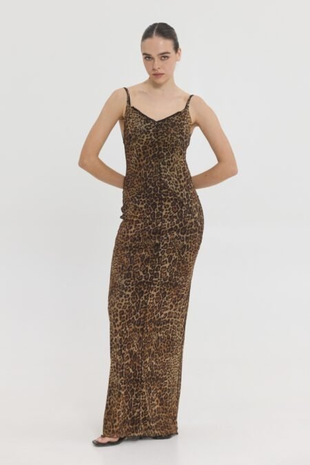 Venus maxi dress animal/Sunsetgo φόρεμα