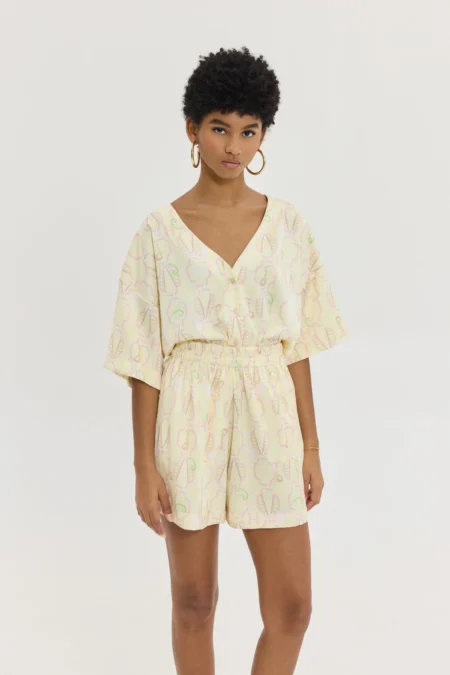 Toulouse shorts Yellow/Hemithea σορτς