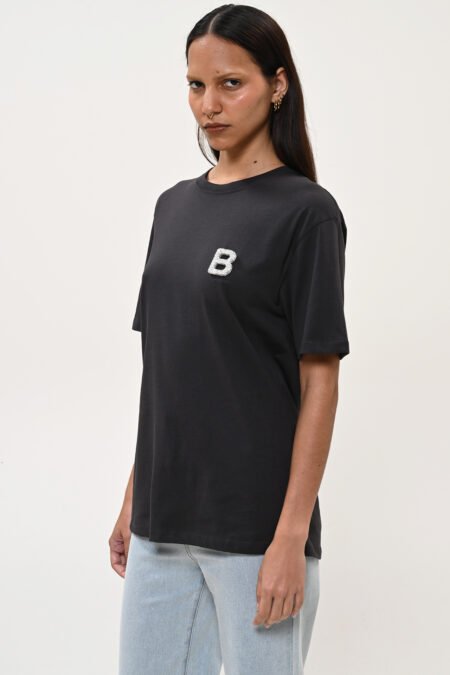 T-shirt black with detail B/Boom t-shirt