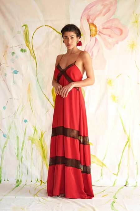 Andromeda dress red /Madame shou shou φόρεμα