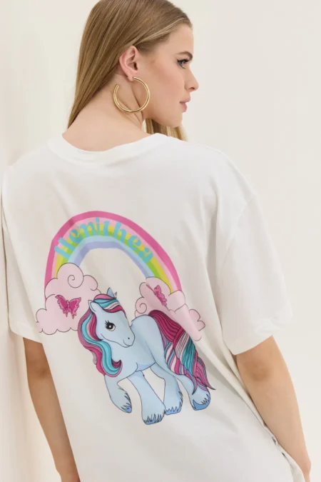 Cheetah T-shirt Off White (Pony)/Hemithea t-shirt