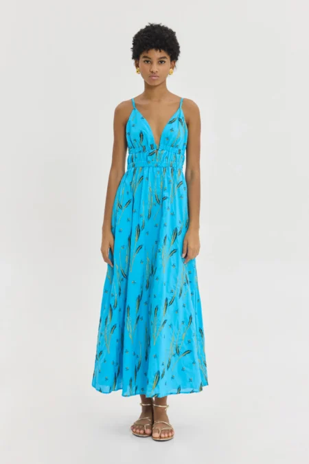 Iriana dress Turquoise/Hemithea φόρεμα