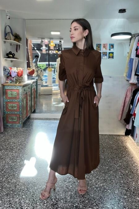 Dress Kylie brown/New Age φόρεμα