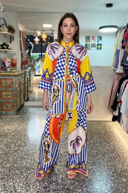 Pants multicolor/New Age παντελόνι