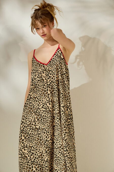 Aliki μίντι φόρεμα (animal print)/Mamoush φόρεμα