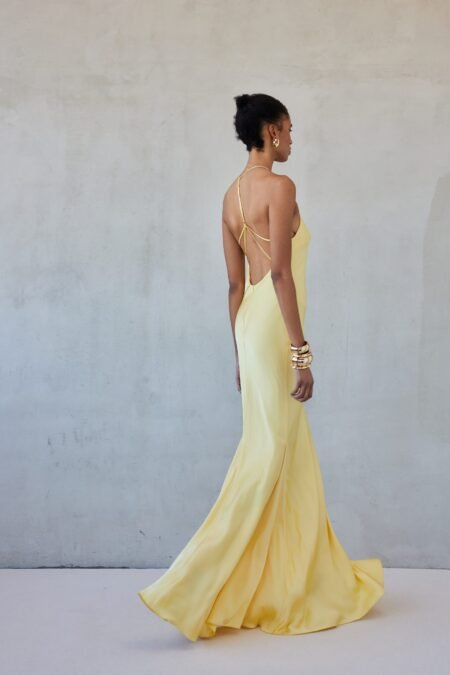Natalie dress butter yellow/Mix & Match φόρεμα