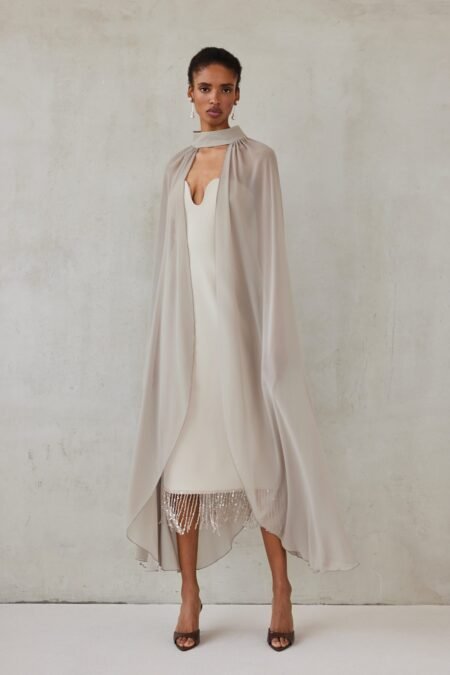 Valentina dress greige/Mix & Match φόρεμα