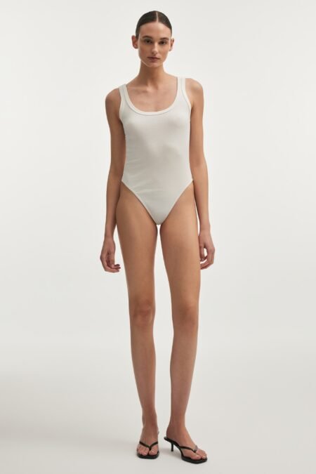 Elsa bodysuit white/Nadia Rapti κορμάκι