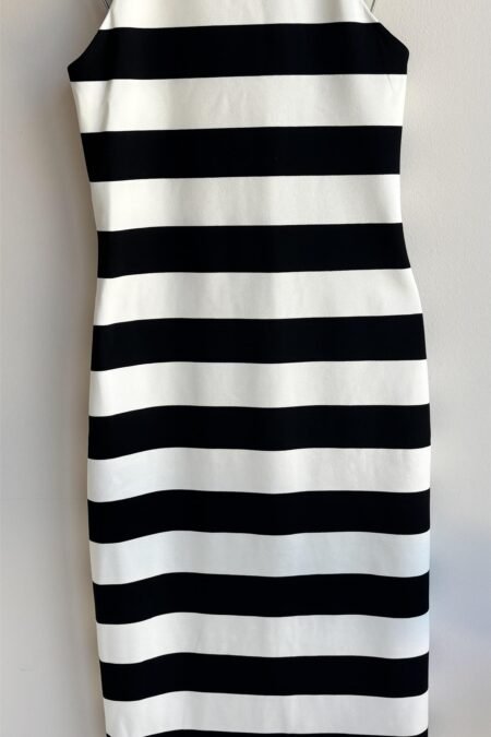 Navy striped sleeveless dress/CKontova φόρεμα