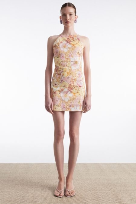 Alice mini dress floral pink/Nadia Rapti φόρεμα