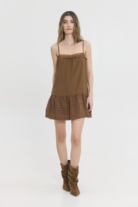 Althea dress brown/Sunsetgo φόρεμα