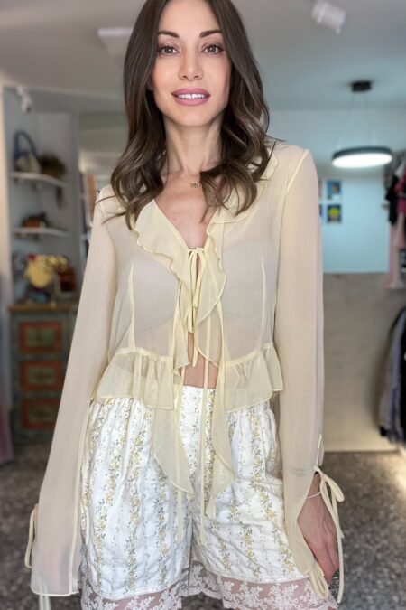 Τop butter yellow/Milkwhite τοπ