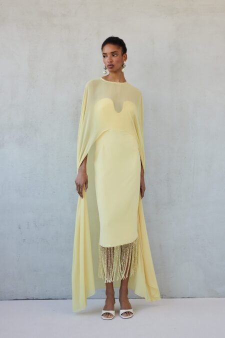 Valentina dress butter yellow/Mix & Match φόρεμα
