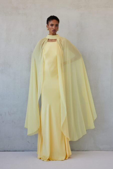 Turtleneck cape butteryellow/Mix & Match κάπα