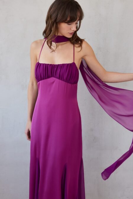 Gabrielle dress magenta/Mix & Match φόρεμα