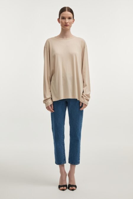 Billie blouse beige/Nadia Rapti μπλούζα