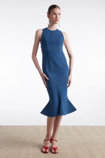 Saltwater denim dress blue/Nadia Rapti φόρεμα