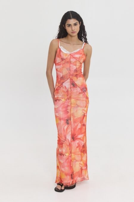 Venus maxi dress floral/Sunsetgo φόρεμα