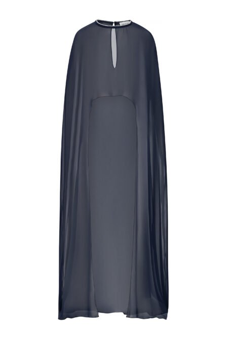 Long sleeve cape midnight blue/Mix & Match κάπα