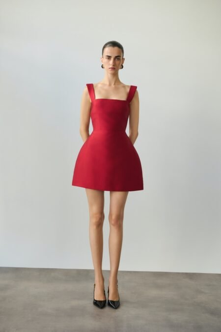 Vasiliki mini dress scarlet red/Mix & Match φόρεμα