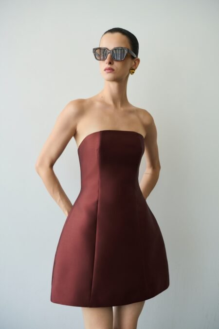 Solene dress chestnut brown/ Mix & Match φόρεμα