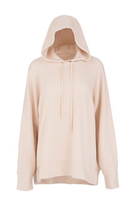 Futter waffle hoodied sweatshirt ecru/Philosophy φούτερ (BL12089)