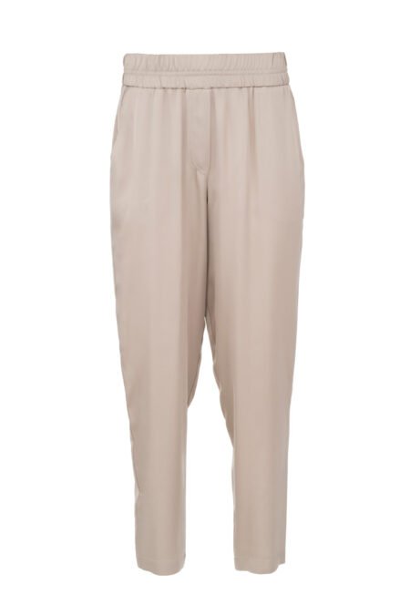 Satin ecovero jogger pants beige/Philosophy παντελόνι (TR44491)