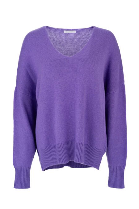 Cashmere v neck sweater lilac/Philosophy πουλόβερ (KN55101)