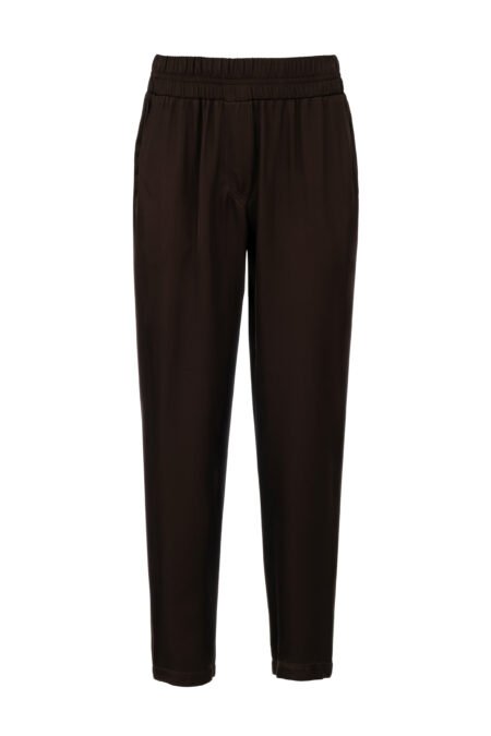 Satin ecovero jogger pants brown/Philosophy παντελόνι (TR44491)