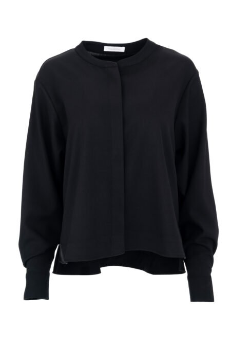Light t/r blouse cropped shirt black/Philosophy πουκάμισο (SH77280)