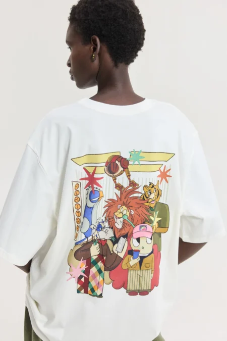 Cheetah Off White T-Shirt (Elevator)/Hemithea t-shirt