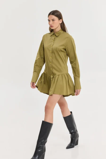 Andra Dress (Khaki)/Hemithea φόρεμα