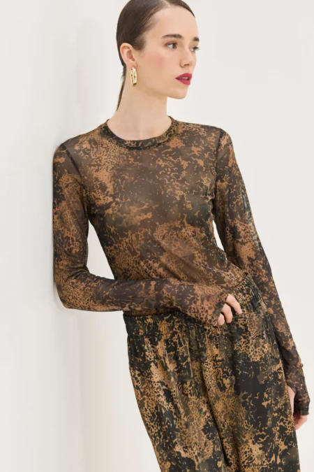 Sora Top (Brown)/Hemithea top