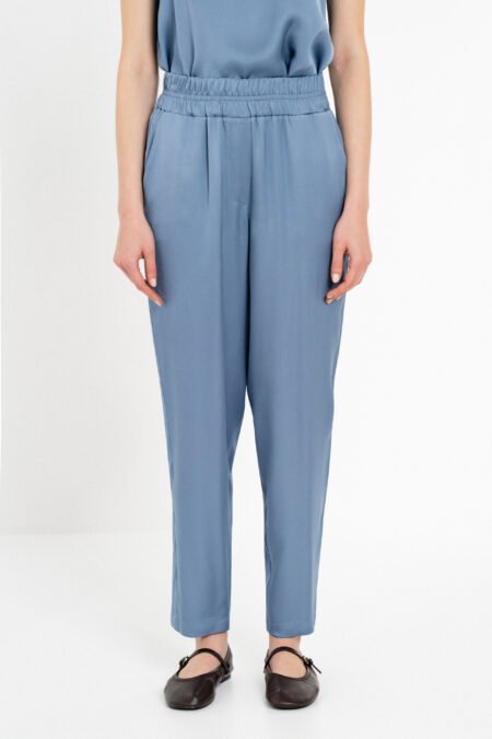 Satin ecovero jogger pants light blue/Philosophy παντελόνι (TR44491)