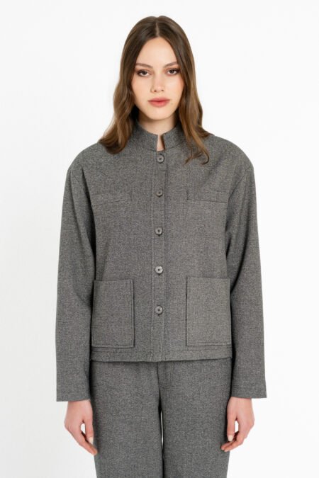Heavy t/r jacket grey/Philosophy τζάκετ (JK88179)