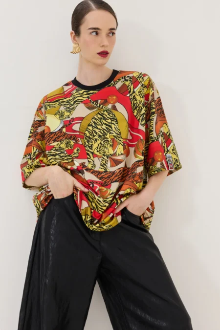 Cheetah T-Shirt (Liono Red)/Hemithea t-shirt