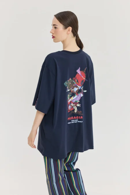 Cheetah Blue T-Shirt (Miragia)/Hemithea τοπ