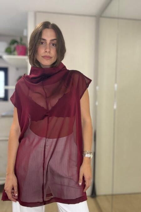 Bordeaux etheral top/CKontova top