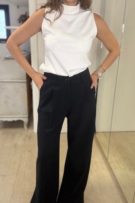 Black signature pants/CKontova παντελόνι