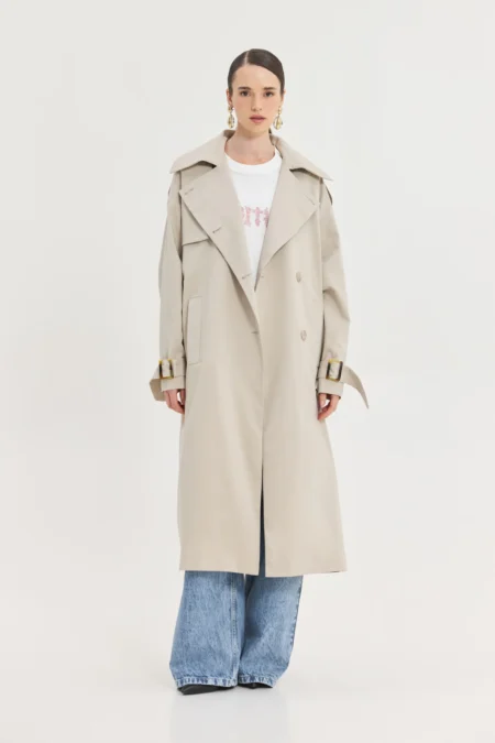Astra Trenchcoat (Beige)/Hemithea καπαρντίνα