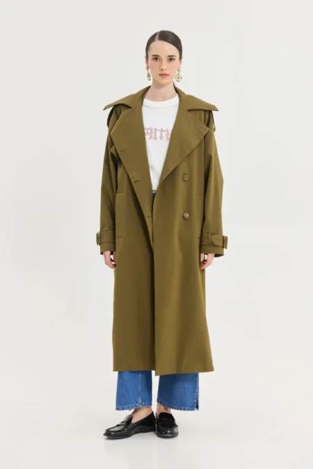 Astra Trenchcoat (Khaki)/Hemithea καπαρντίνα
