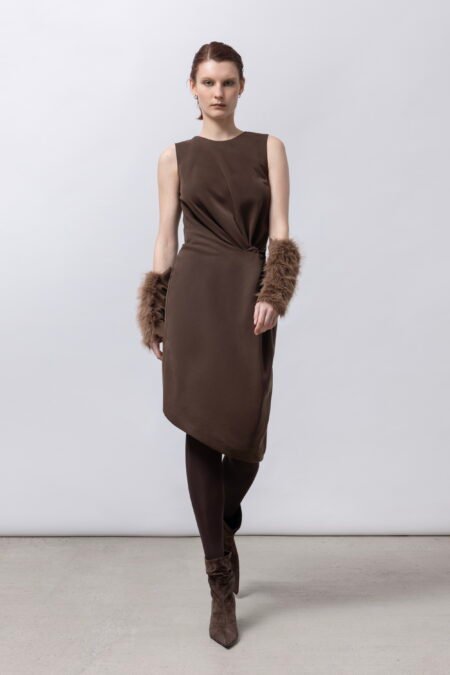 Alosis midi dress brown/Lotus Eaters φόρεμα