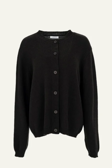 Cashmere cropped cardigan dark brown/Philosophy ζακέτα (KN55106)