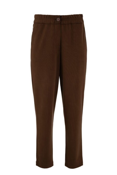 Heavy rib sandwashed jogger pants dark brown/Philosophy παντελόνι (TR44615)