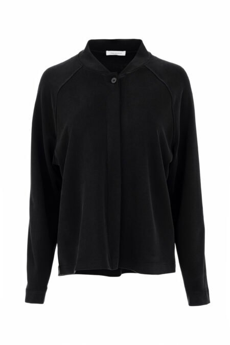 Heavy rib sandwashed jacket black/Philosophy ζακέτα (JK88169)