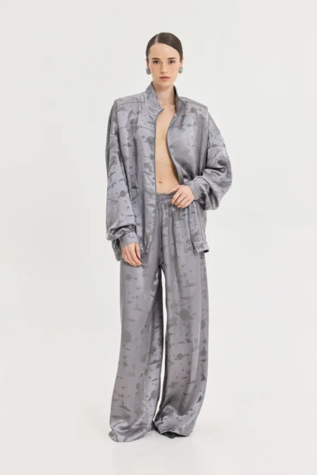 Chad Pants (Jacquard Grey)/Hemithea παντελόνι